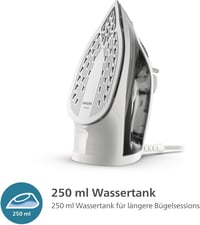 Philips 2000 Series gőzvasaló 2000W, 25g/min gőztermelés, kerámia talp, szürke 6