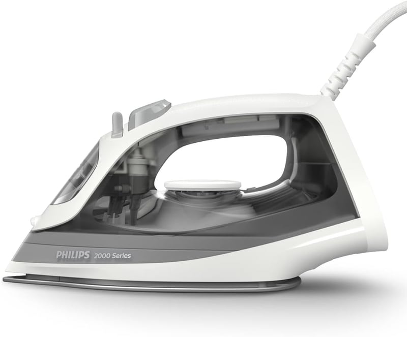 Philips 2000 Series gőzvasaló 2000W, 25g/min gőztermelés, kerámia talp, szürke