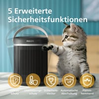 Philips 3000 Series 2000W Energiatakarékos Ventilátoros Fűtőtest Szürke 7