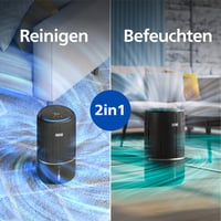 Purificator și umidificator 2-în-1 Philips Seria 3400 cu filtru HEPA NanoProtect, negru, pentru camere de până la 78 m² 5