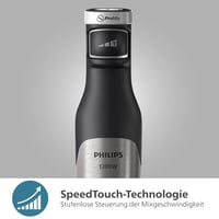 Štapni mikser Philips serije 5000 HR2685/00, 1200 W, ProMix tehnologija, LED indikator brzine, sa sjeckalicom, kompaktnim rezačem i pjenjačom, crni 4