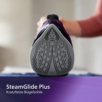 Philips 5000 Series 2400W gőzvasaló 45g/perc gőzkibocsátás fekete-lila 5
