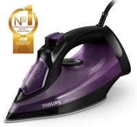 Philips 5000 Series 2400W gőzvasaló 45g/perc gőzkibocsátás fekete-lila 2