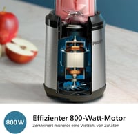 Philips 5000 Series osobni blender za smoothie, 700 ml Tritan posuda, ProBlend Plus tehnologija, odvojive oštrice, srebrni (HR2764/00) 2