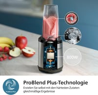 Philips 5000 Series osobni blender za smoothie, 700 ml Tritan posuda, ProBlend Plus tehnologija, odvojive oštrice, srebrni (HR2764/00) 3
