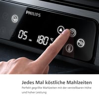 Grătar electric Philips 7000, 2000W, Sondă de temperatură, 8 funcții, Plăci detașabile, Negru 6