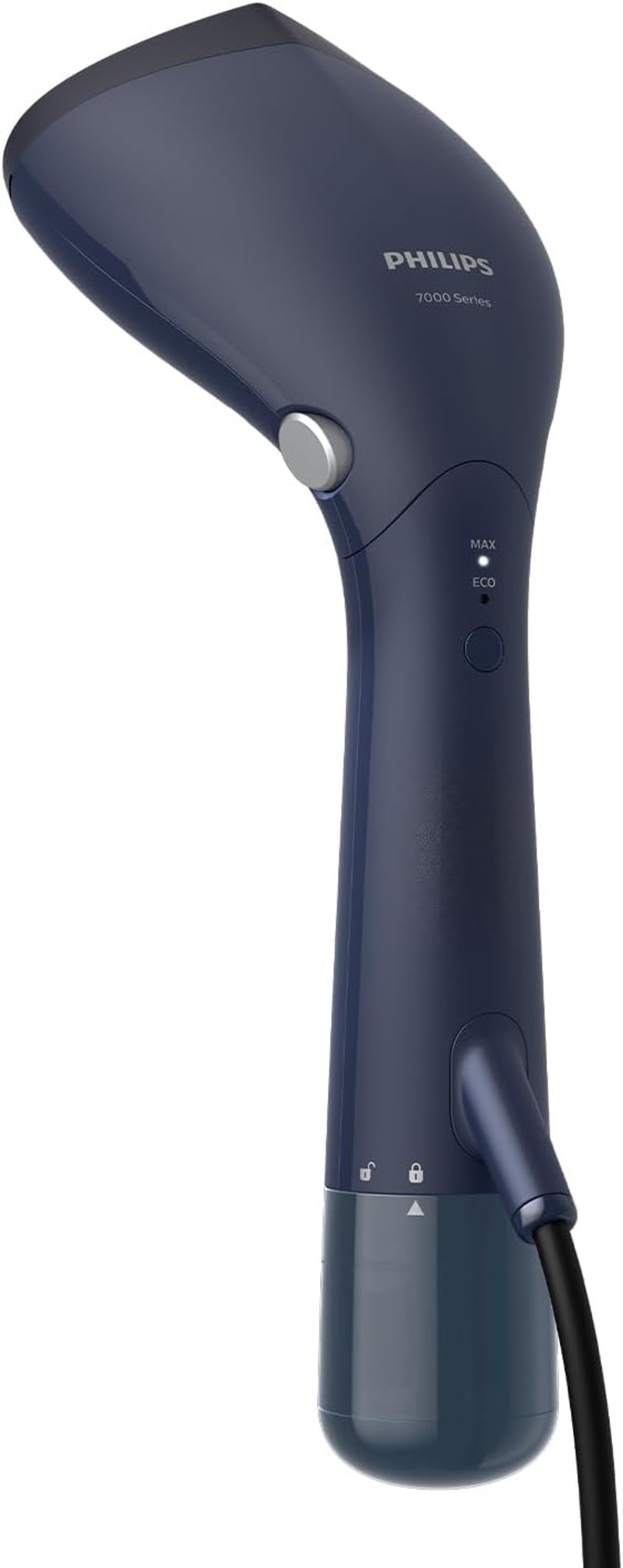 Philips 7000 Series 1500W gőzölő OptimalTEMP fém talppal, 28g/min, utazótáskával