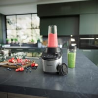 Blender Philips Seria 7000 din oțel inoxidabil, putere 1500 W, blender vertical 7