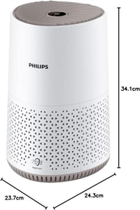 Purificator de aer Philips AC0650/10 Seria 600, filtru HEPA, pentru camere de până la 44 m², ideal pentru persoanele alergice, silențios, eficient energetic, control prin aplicație, alb 9