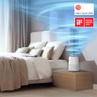 Purificator de aer Philips AC0650/10 Seria 600, filtru HEPA, pentru camere de până la 44 m², ideal pentru persoanele alergice, silențios, eficient energetic, control prin aplicație, alb 2