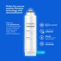 Philips ADD6921DG fordított ozmózis vízállomás – meleg és hideg víz, UV-C, remineralizáció, TDS-monitor, 6 literes tartály, 1 éves szűrőélettartam 2