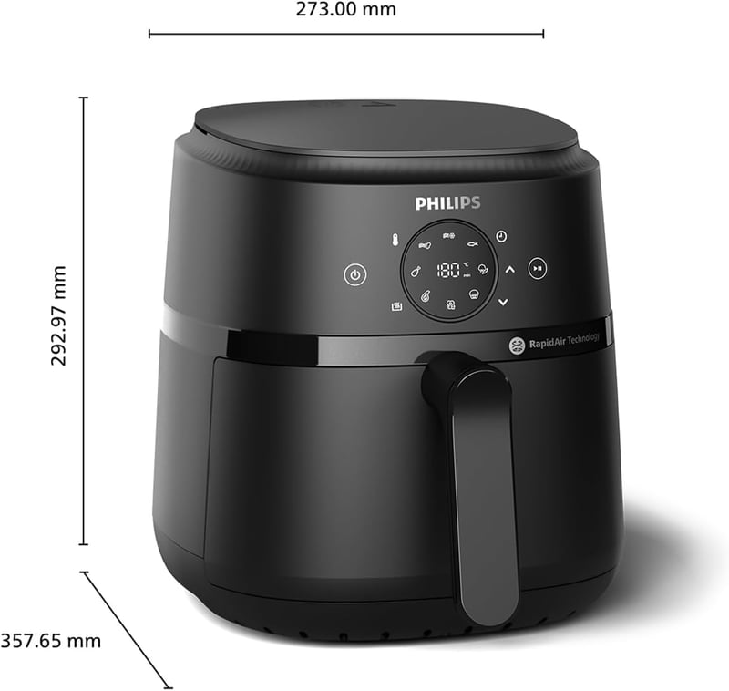 Philips Airfryer 2000 Series 4,2L digitális forró levegős sütő 13 funkcióval