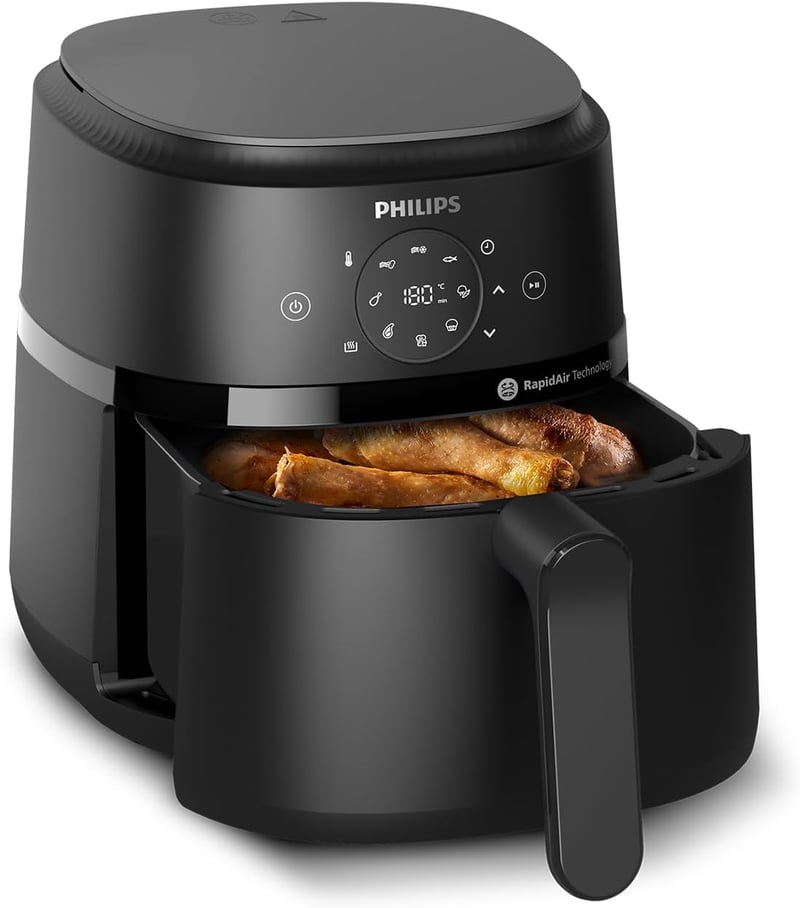 Philips Airfryer 2000 Series 4,2L digitális forró levegős sütő 13 funkcióval