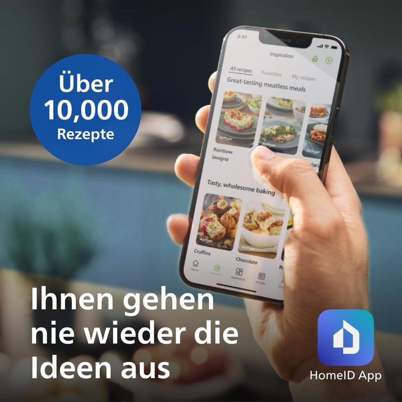 Philips Airfryer 5000 XXL 7,2L Hot Air Fryer WiFi 16 az 1-ben Rapid Air Technológia