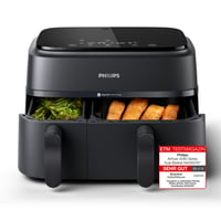 Philips Airfryer Dual Basket 3000 9L friteza na vrući zrak s dvostrukom košarom RapidAir Plus 1