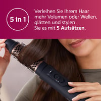 Aparat de coafat Philips AirStyler Seria 5000 cu 5 accesorii – model BHA530/00, uscător de păr și aparat de coafat multifuncțional 2
