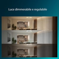 Philips Amigo LED mennyezeti lámpa ventilátor 60W távirányítóval 49cm - 49cm Durchmesser, White Light 2