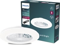 Philips Amigo stropni ventilator i LED stropna svjetiljka, 25W+60W, promjer 58 cm, okrugli, s daljinskim upravljačem, bijeli 4