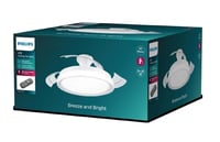Stropný ventilátor Philips Atlas so zaťahovacími lopatkami a LED osvetlením, 3 lopatky, rozpätie 106 cm, 3 úrovne jasu, nastaviteľné biele svetlo, tichý chod, model 2024, biela farba 2