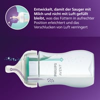 Dojčenská fľaša Philips Avent Natural Response SCY673/81 s ventilom AirFree, 260 ml, bez BPA, so vzorom slona, od 1 mesiaca 6