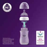 Dojčenská fľaša Philips Avent Natural Response SCY673/81 s ventilom AirFree, 260 ml, bez BPA, so vzorom slona, od 1 mesiaca 2