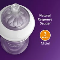 Dojčenská fľaša Philips Avent Natural Response SCY673/81 s ventilom AirFree, 260 ml, bez BPA, so vzorom slona, od 1 mesiaca 10