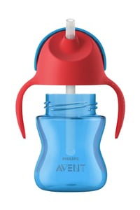 Detský pohár so slamkou Philips AVENT SCF796/01, 200 ml, červeno-modrý 4