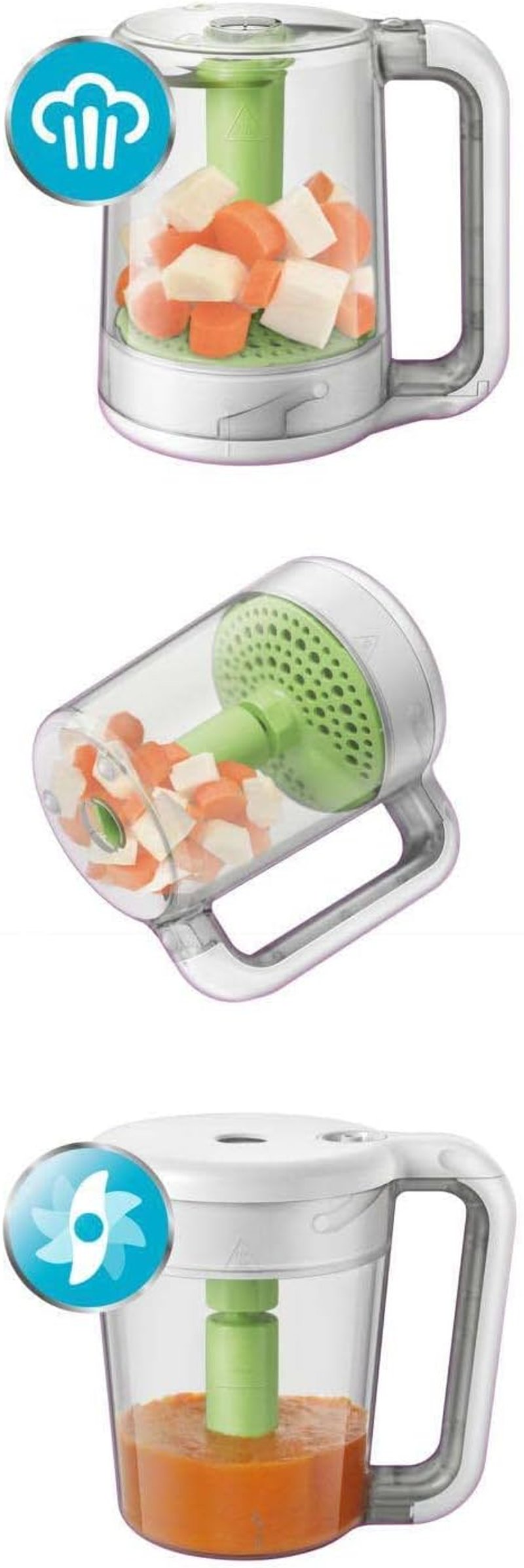 Philips Avent SCF870/20 2az1-ben babatápkészítő fehér