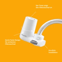 Philips AWP3703/10 X-Guard filtar za vodu koji se montira na slavinu, mikrofiltracija, kapacitet 1000 L, smanjenje klora i sedimenta 7