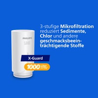 Philips AWP3703/10 X-Guard filtar za vodu koji se montira na slavinu, mikrofiltracija, kapacitet 1000 L, smanjenje klora i sedimenta 3