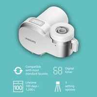 Philips AWP3756P1/10 Filtar za vodu za slavinu s ultrafiltracijom i digitalnim zaslonom, kapacitet filtracije 1200 L 2
