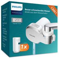 Philips AWP3756P1/10 Filtar za vodu za slavinu s ultrafiltracijom i digitalnim zaslonom, kapacitet filtracije 1200 L 1