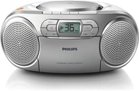 Philips AZ127/12 hordozható boombox CD/kazetta/FM rádió - szürke 5