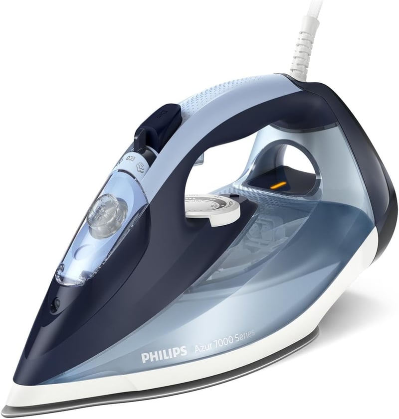 Philips Azur 7000 gőzvasaló 2800W, 50g/perc gőz, SteamGlide Plus talppal