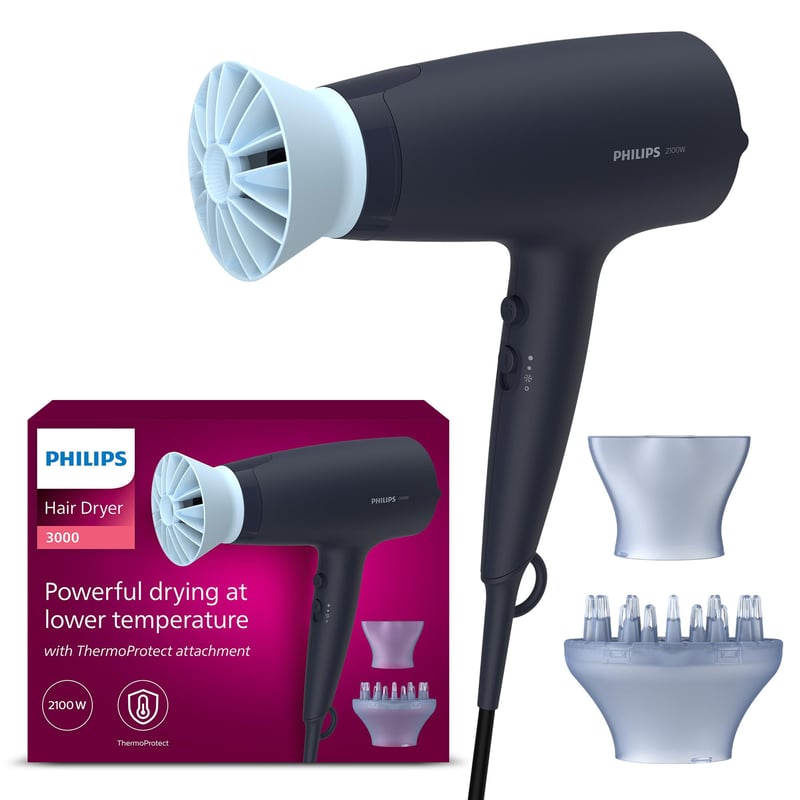 Uscător de păr Philips BHD360/20 Seria 3000 cu funcție de ionizare