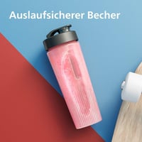 Philips Blend & Go 3000 350W Mini Turmixgép Ezüst - 0,6L Pohár, 4 Fokozatú Kés, 2 Sebesség 3