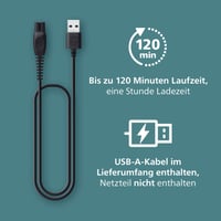 Aparat de tuns corporal Philips Seria 7000 BG7485/30 pentru bărbați, cap flexibil 2D, tehnologie Triple Protect, rezistent la apă, autonomie 120 de minute 3