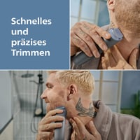 Aparat de tuns barba Philips Seria 3000 BT3619/15 - Lame auto-ascuțite, 20 setări de lungime, pieptene Lift & Trim, 100% rezistent la apă, încărcare USB 2