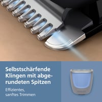 Aparat de tuns barba Philips Seria 3000 BT3619/15 - Lame auto-ascuțite, 20 setări de lungime, pieptene Lift & Trim, 100% rezistent la apă, încărcare USB 5