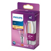 Philips Classic LED svijeća žarulja E14 40W topla bijela 2700K - 2 kom. 1
