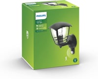 Philips Creek vanjska zidna svjetiljka sa senzorom pokreta, 60 W, E27, otporna na vremenske uvjete, bez žarulje, crna 2