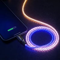 USB-C kábel Philips DLC5130C, 60W PD, 1 m, RGB pulzujúce svetlo, rýchle nabíjanie, opletený, pre Android, MacBook, Switch, tablet, notebook 3