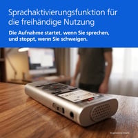 Diktafón Philips DVT1170 VoiceTracer, 8 GB, slot na MicroSD, 360-stupňový mikrofón, hlasový záznamník 6