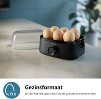 Philips Egg Cooker 3000 tojásfőző 6 tojáshoz, puha-kemény-pofontos, kompakt 4