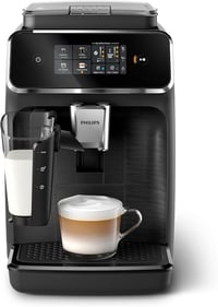 Philips EP2330/10 2300 Series Teljesen Automata Kávégép - LatteGo, SilentBrew, AquaClean, Kerámia Őrlő, Színes Érintőkijelző, 1,8 L, Matt Fe 1