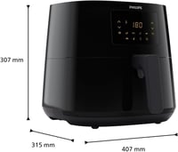 Philips Essential Airfryer XL 6.2L olajmentes forró levegős sütő NutriU alkalmazás 9