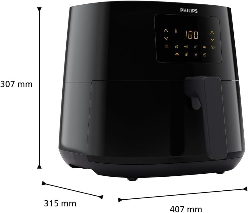 Philips Essential Airfryer XL 6.2L olajmentes forró levegős sütő NutriU alkalmazás