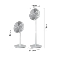 Philips Floor Fan 2000 Series Állványventilátor, Fehér, 2562 m³/h Légáramlás 8