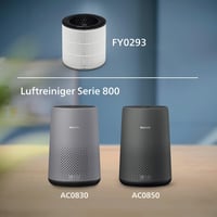 Philips FY0293/30 NanoProtect HEPA + aktívszén cserefilter - 800 sorozat (AC0830, AC0850) 2