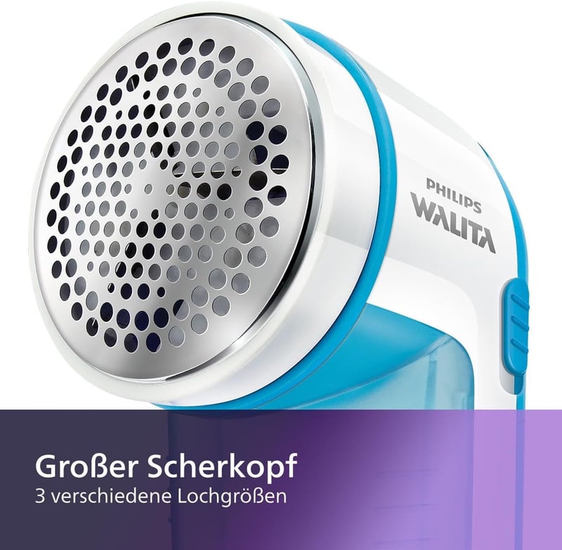 Philips GC026 Szövetgombremegő 2 fokozatú, elemmel működő kék